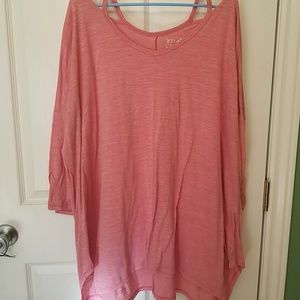 Cute plus size curvy womans top